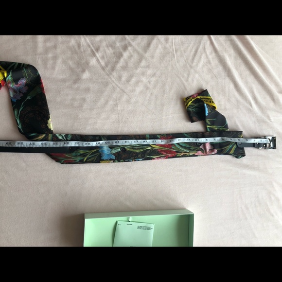 Off-White Black Floral Belt main image 10